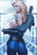 Invisible Woman Edit (Artgerm/Stanley Lau)[Marvel]