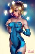 Samus Pin-Up by tsuaii