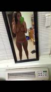 AC is cranked up in her dorm room