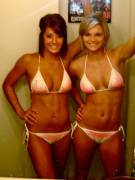 Beach time! Blonde or brunette?