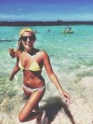 Happy in the ocean