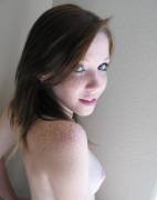 Freckled shoulders