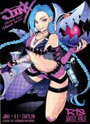 Jinx, shoot faster (league of legends) hirame