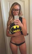 Holy Sexy Selfie Batman! (x-post /r/GeekyGirls)