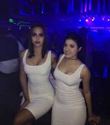 Two white