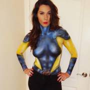 [NSFW] Jean Grey Bodypaint