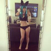 Meg Turney as sexy Bulma