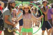 hula hoop and cowboy hat