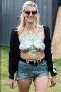 glastonbury glitter tits