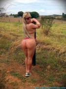 Yes, she squats.