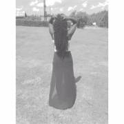 black and white