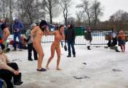 Russian Polar Bear Swimmers