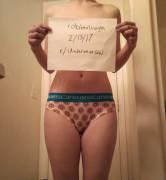 Veri[f]ication post with my fave undies