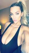 Lindsey Pelas with amazing cleavage