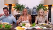 Peaceful Christmas dinner