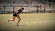 Michelle Jenneke once more training down undah