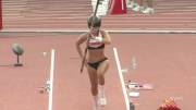 Stunning pole vaulter