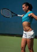 Flavia Pennetta feels hot