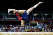 Aly Raisman in action