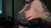 Sports Bra Titty Drop!