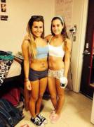 Two babes in the dorm