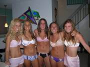 Five college girls!!!