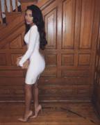Overdressed for a frat party