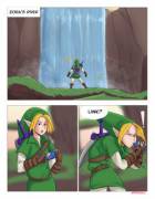 Link &amp; Ruto's Riverside Reunion (Afrobull) [The Legend of Zelda]