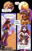 Risky Boots needs Shantae's help to lift a futa curse (crimsonkarma)