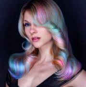 Rainbow blonde