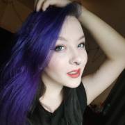 I'm really enjoying having purple hair
