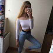 Classic White Shirt and Jeans