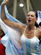 Cheering from the stands