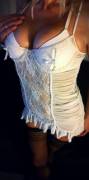 White lingerie BJ! (M)(F)