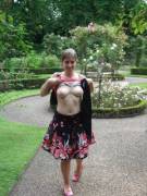 Flashing in the gardens