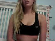 Black Sports Bra Drop