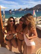 Naughty amateur girls having fun in the summer