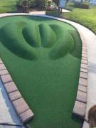 An inviting-looking mini golf course