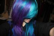 Blue and Purple Hair