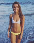 Nicky Gile ~ bikini at the beach. (Gfy)