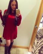 Red dress