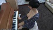 Playing piano