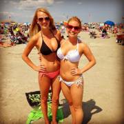 At the beach