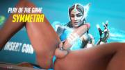 Futa Symmetra stroking her third leg, (Fugtrup) [Overwatch]