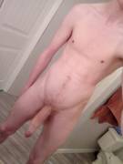 19 with a big, uncut cock!