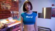 Hani has abs.