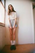plaid skirt and legs for daysss