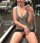 At the gym