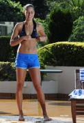 Ana Ivanovic at the pool