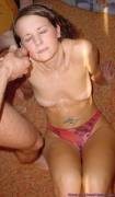 Great Cum on Brunette